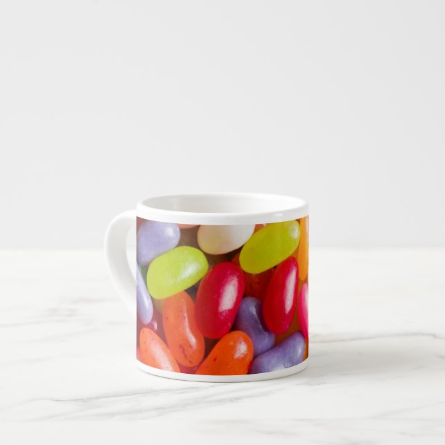Pattern of jelly beans espresso cup (Front Left)