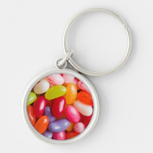 Pattern of jelly beans keychain