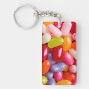 Pattern of jelly beans keychain