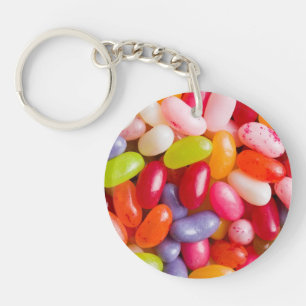 Pattern of jelly beans keychain
