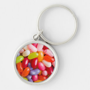 Pattern of jelly beans keychain