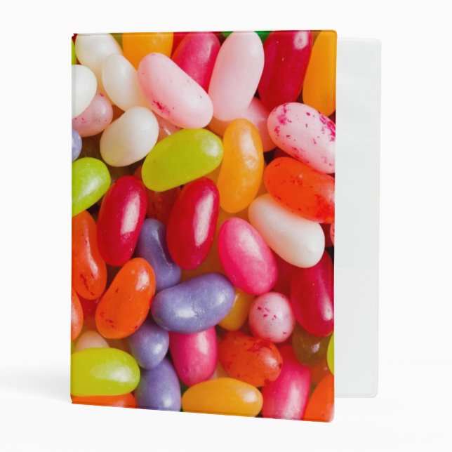 Pattern of jelly beans mini binder (Front/Inside)