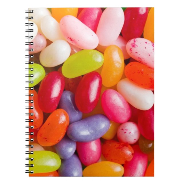 Pattern of jelly beans notebook (Front)