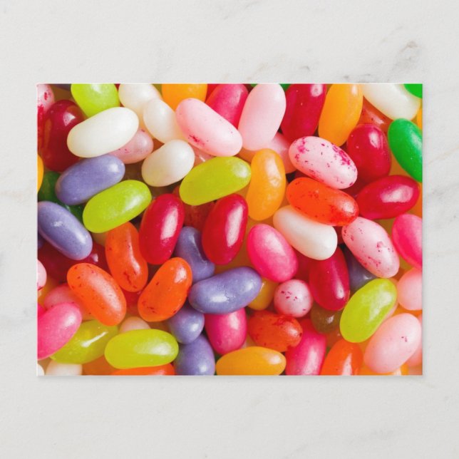Pattern of jelly beans postcard (Front)
