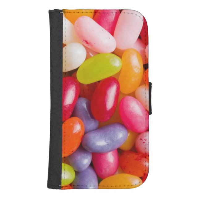 Pattern of jelly beans samsung galaxy wallet case (Front)