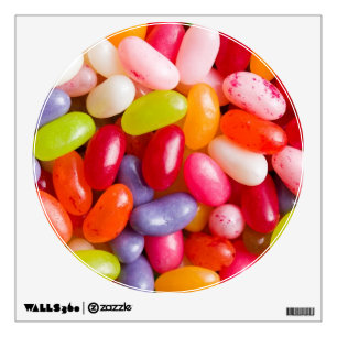 Pattern of jelly beans wall sticker