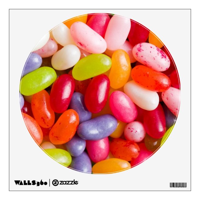 Pattern of jelly beans wall sticker (Front)