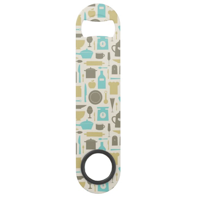 Pattern Of Kitchen Tools Bar Key (Front)