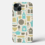 Pattern Of Kitchen Tools iPhone 13 Case
