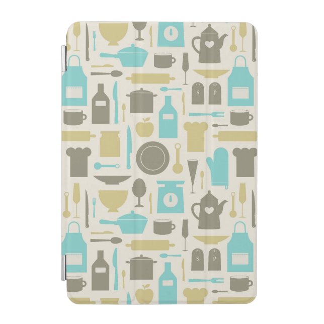 Pattern Of Kitchen Tools iPad Mini Cover (Front)