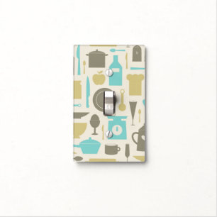 Pattern Of Kitchen Tools Light Switch Cover