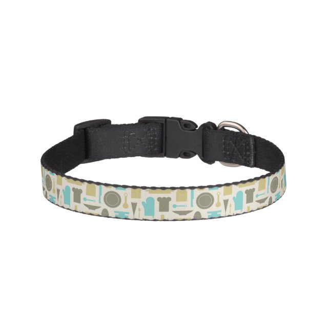 Pattern Of Kitchen Tools Pet Collar (Front)