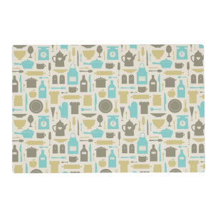 Pattern Of Kitchen Tools Placemat