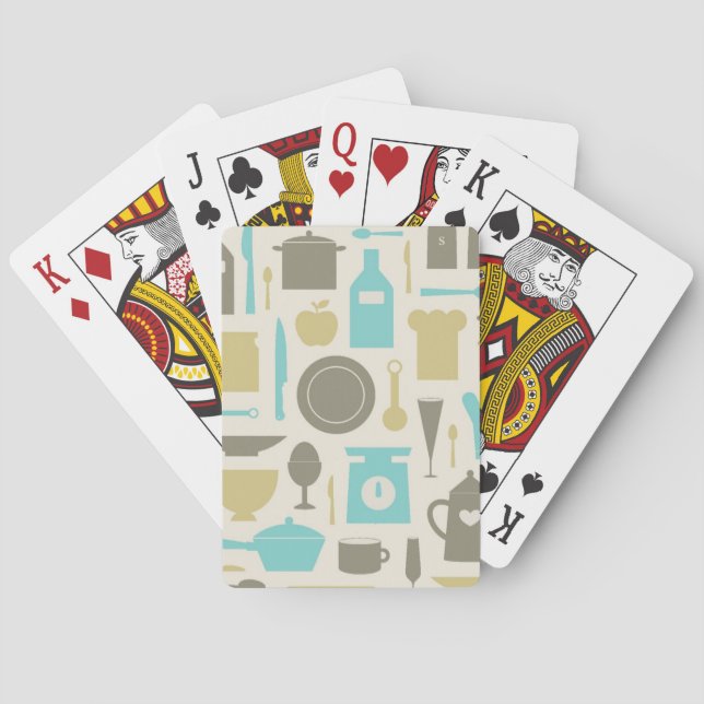Pattern Of Kitchen Tools Poker Cards (Back)