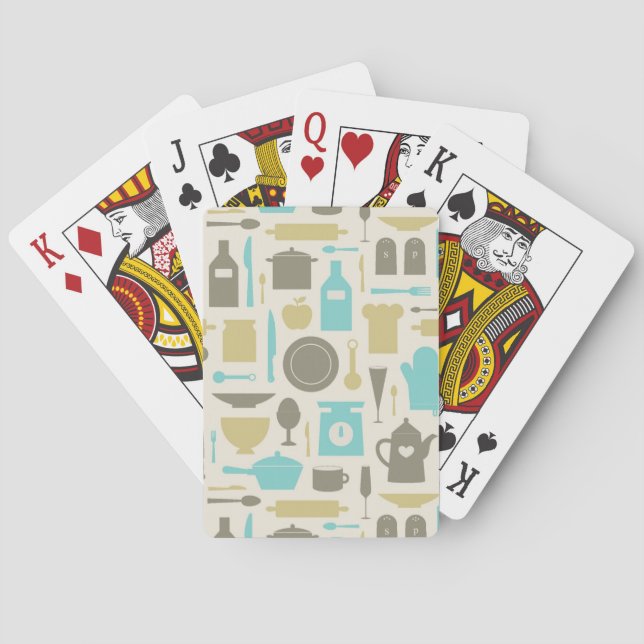 Pattern Of Kitchen Tools Poker Cards (Back)