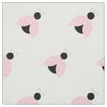 Pattern Of Ladybugs, Cute Ladybugs, Pink Ladybugs Fabric