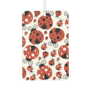 Pattern Of Ladybugs, Cute Ladybugs, Red Ladybugs Air Freshener