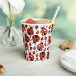 Pattern Of Ladybugs, Cute Ladybugs, Red Ladybugs Paper Cups