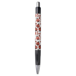 Pattern Of Ladybugs, Cute Ladybugs, Red Ladybugs Pen