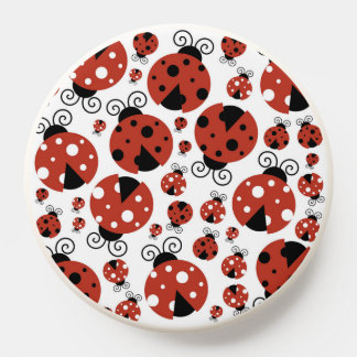 Pattern Of Ladybugs, Cute Ladybugs, Red Ladybugs PopSocket