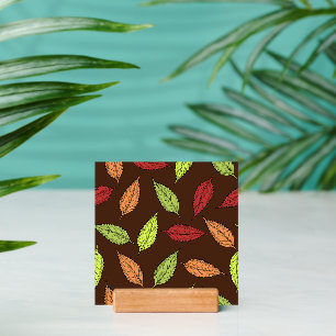 Pattern Of Leaves, Colorful Leaves, Autumn Leaves Holder
