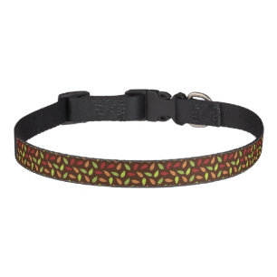 Pattern Of Leaves, Colorful Leaves, Autumn Leaves Pet Collar