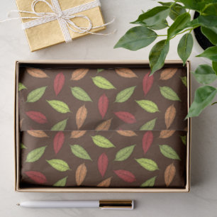 Pattern Of Leaves, Colorful Leaves, Autumn Leaves Tissue Paper