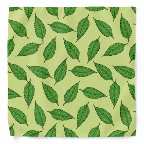 Pattern Of Leaves Leaf Pattern Spring Leaves Bandana