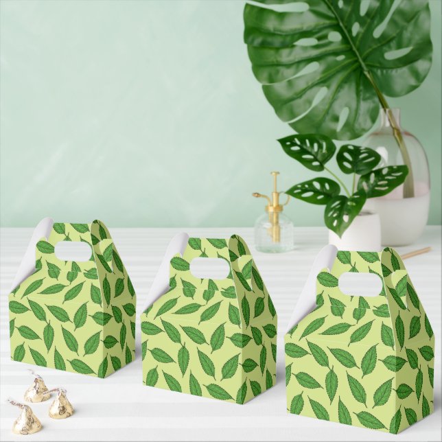 Pattern Of Leaves, Leaf Pattern, Spring Leaves Favor Boxes (Multiple)