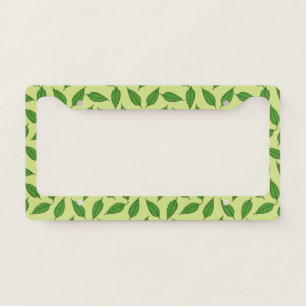 Pattern Of Leaves, Leaf Pattern, Spring Leaves License Plate Frame