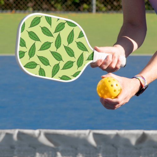 Pattern Of Leaves Leaf Pattern Spring Leaves Pickleball Paddle