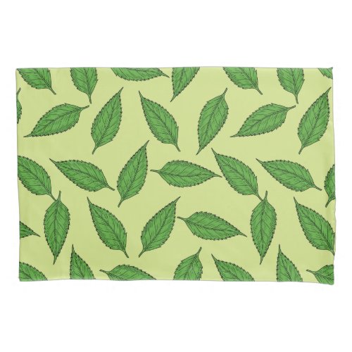 Pattern Of Leaves Leaf Pattern Spring Leaves Pillow Case