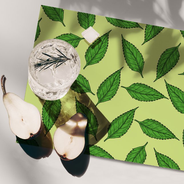 Pattern Of Leaves, Leaf Pattern, Spring Leaves Placemat (Creator Uploaded)