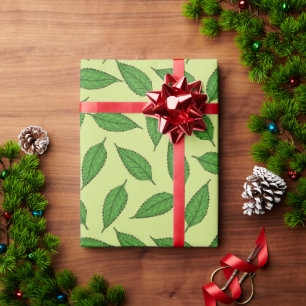 Pattern Of Leaves, Leaf Pattern, Spring Leaves Wrapping Paper