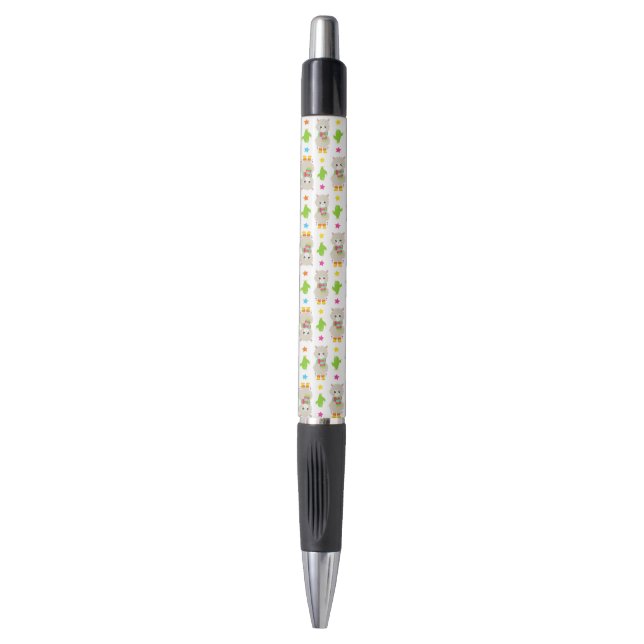Pattern Of Llamas, Cute Llamas, Alpacas, Cactus Pen (Front Vertical)