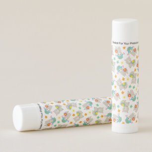 Pattern Of Llamas, Cute Llamas, Alpacas, Flowers Lip Balm