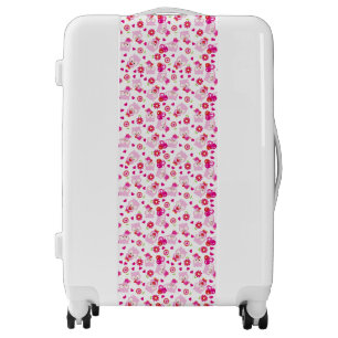 Pattern Of Owls, Cute Owls, Pink Owls, Hearts Luggage