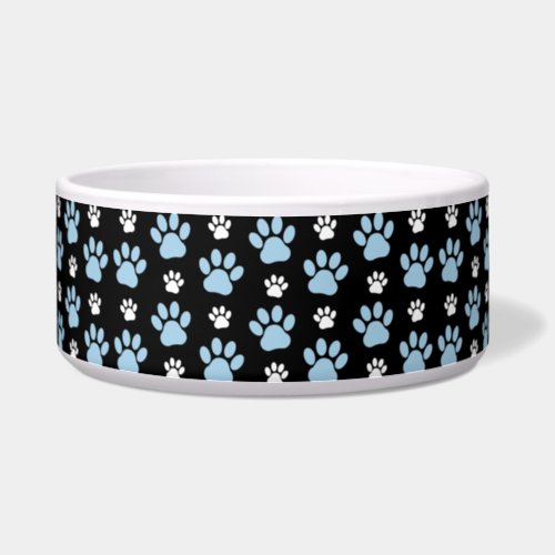 Pattern Of Paws Blue Paws Dog Paws Animal Paws Bowl