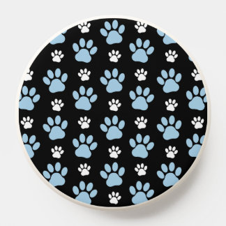 Pattern Of Paws, Blue Paws, Dog Paws, Animal Paws PopSocket