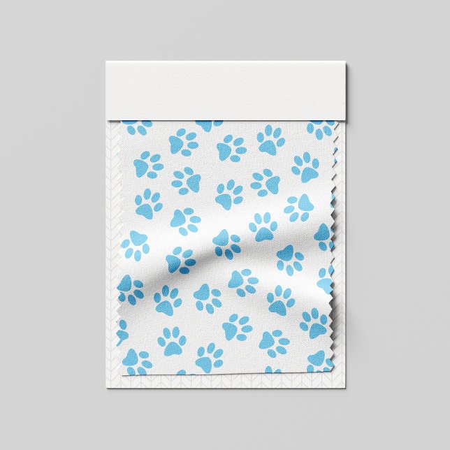 Pattern Of Paws, Dog Paws, Baby Blue Paws Fabric (Creator Uploaded)