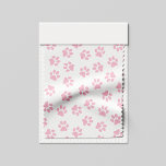 Pattern Of Paws, Dog Paws, Baby Pink Paws Fabric