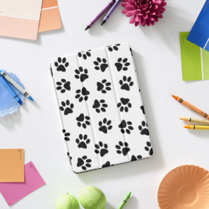 Pattern Of Paws, Dog Paws, Black Paws iPad Pro Cover