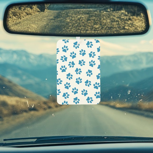 Pattern Of Paws, Dog Paws, Blue Paws Air Freshener (Creator Uploaded)