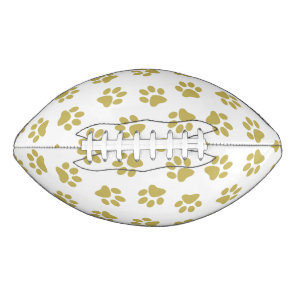 Pattern Of Paws, Dog Paws, Golden Paws Football