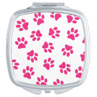 Pattern Of Paws, Dog Paws, Pink Paws