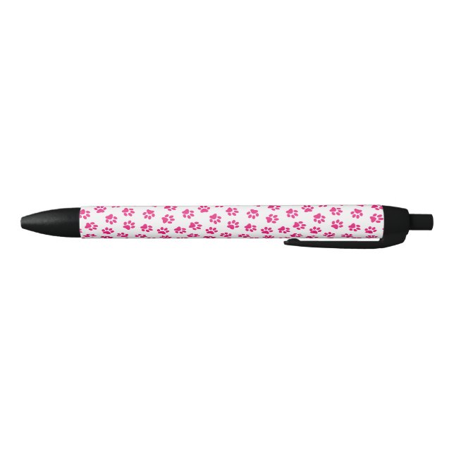 Pattern Of Paws, Dog Paws, Pink Paws Pen (Bottom)