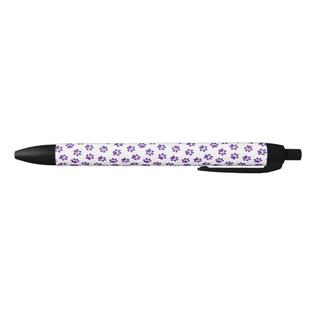 Pattern Of Paws, Dog Paws, Purple Paws Pen (Bottom)