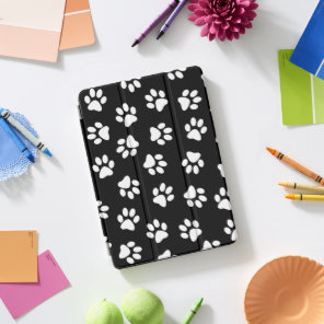 Pattern Of Paws, Dog Paws, White Paws iPad Pro Cover