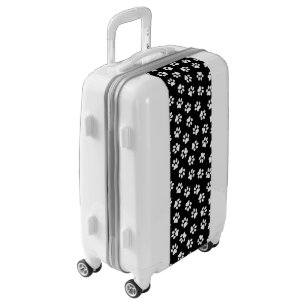 Pattern Of Paws, Dog Paws, White Paws Luggage