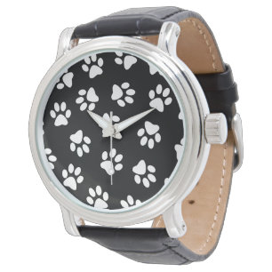 Pattern Of Paws, Dog Paws, White Paws Watch
